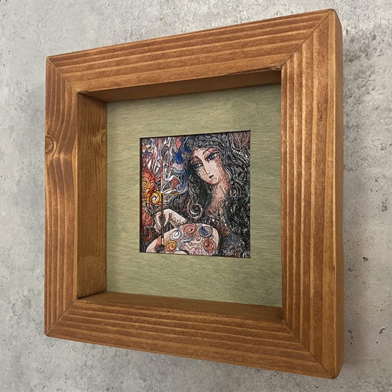 Տպագրված նկար «Նկարչուհի» 20x20սմ