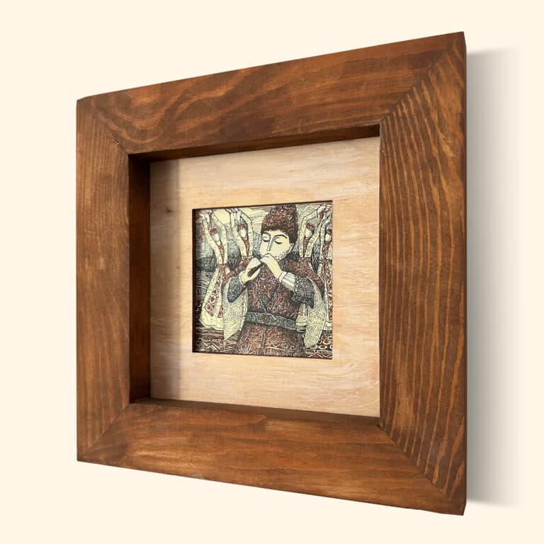 Տպագրված նկար «Դուդուկահար» 22x22սմ